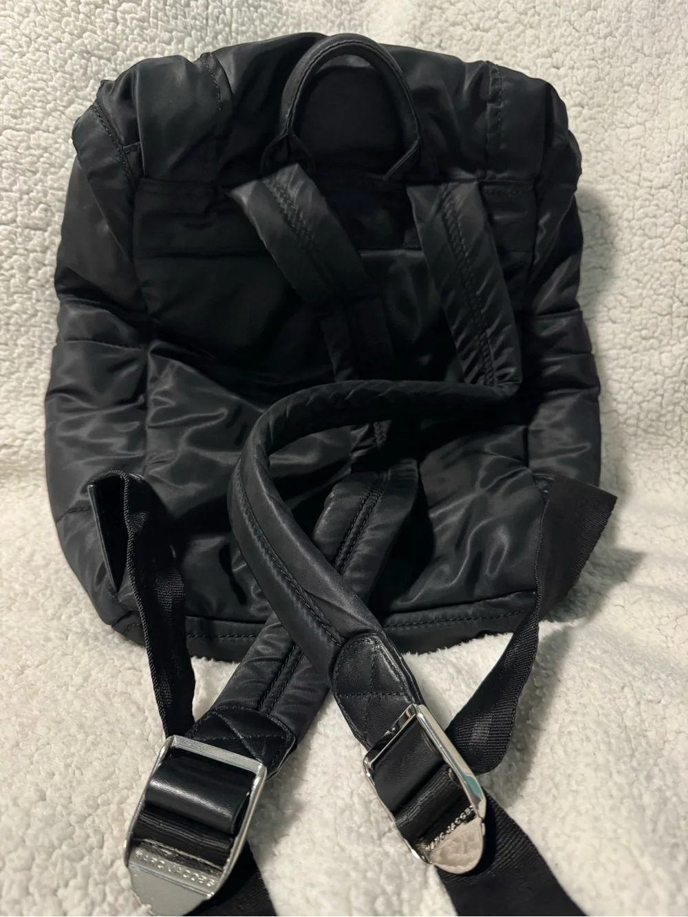 Marc Jacobs Black Nylon Backpack